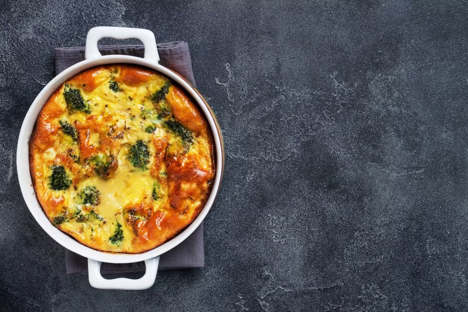 Baked Omelette with Broccoli