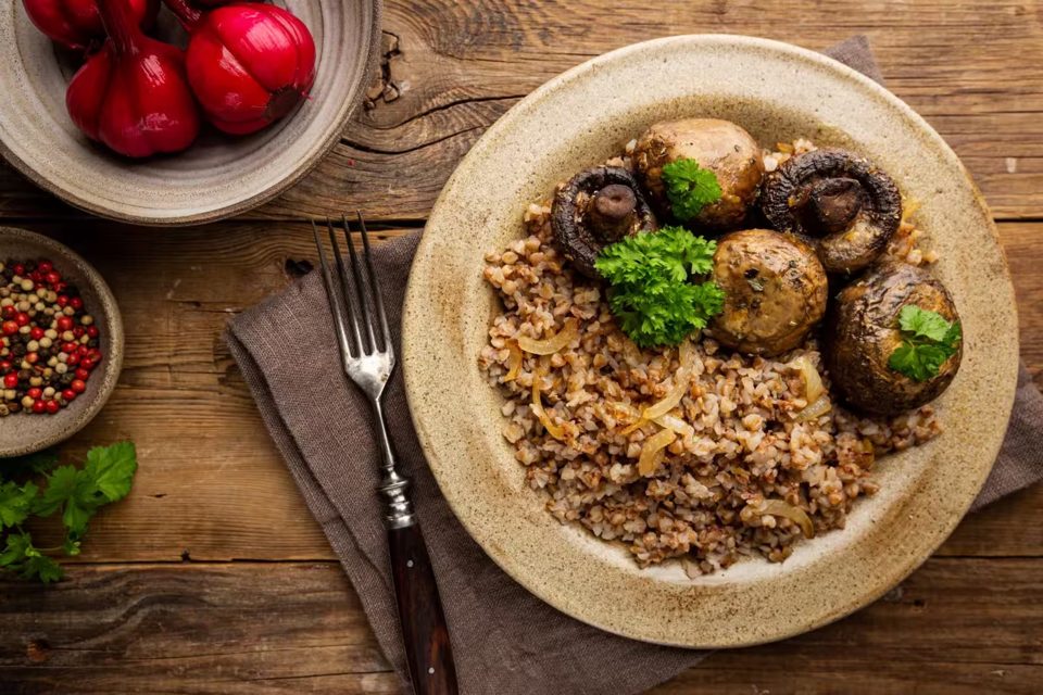 Buckwheat Porridge with Mushrooms