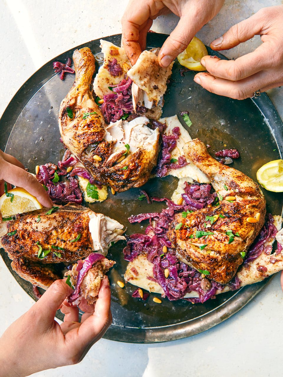 Pollo musakhan