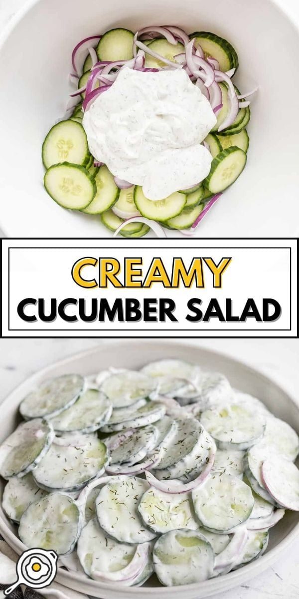 Romige komkommersalade