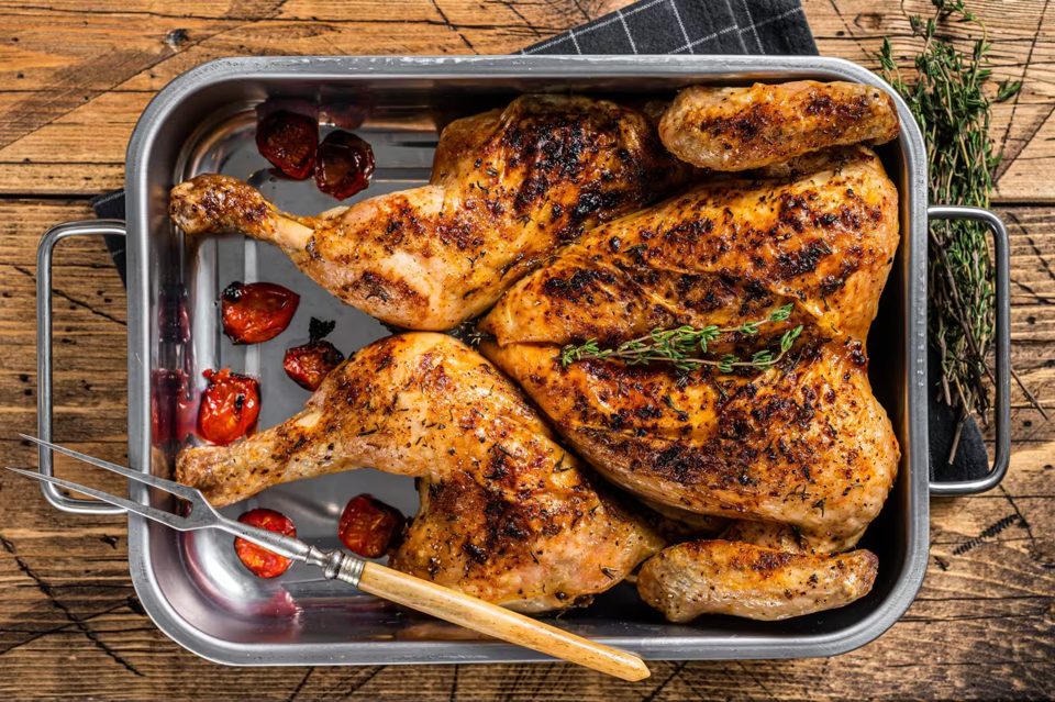 Homemade Chicken Rotisserie (with Thyme)