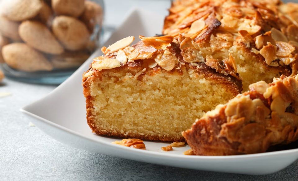 Homemade Pound Cake with Almonds