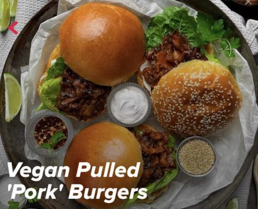 Pulled pork burgers