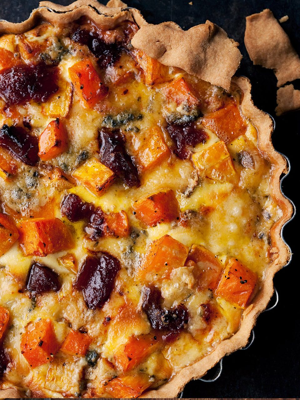 Membrillo en Stilton quiche
