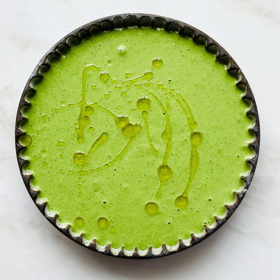 Pittige groene tahinisaus