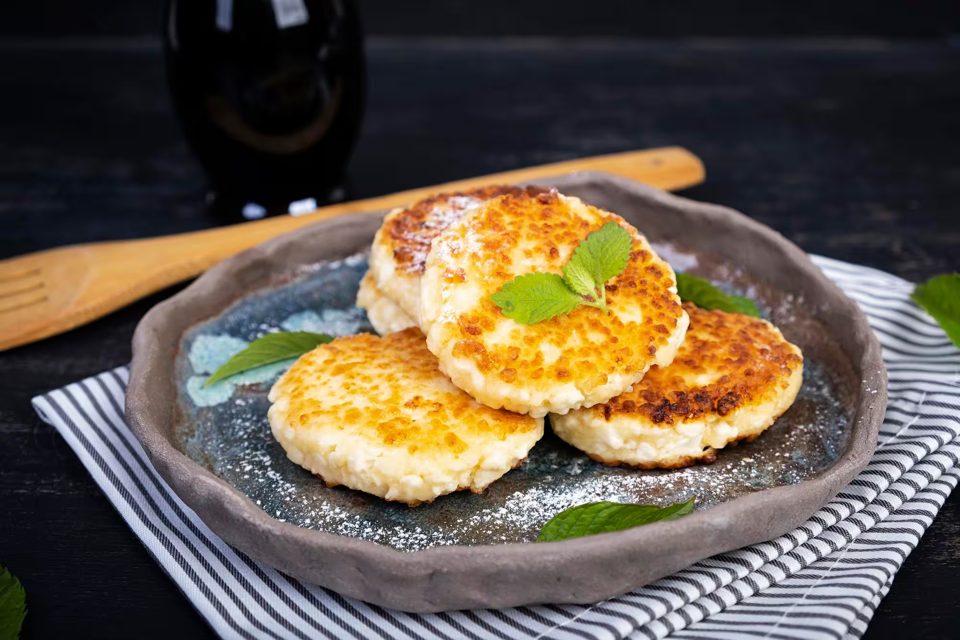 Sweet Curd Pancakes with Cottage Cheese