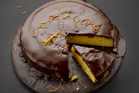 Klementine amandelsiroop-cake