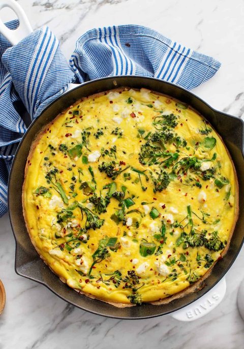 Frittata Recipe with 5 Vegetable Variations