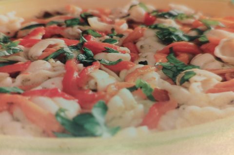 Pasta Salad with Grilled Peppers