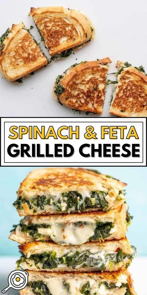 Spinach and Feta Grilled Cheese